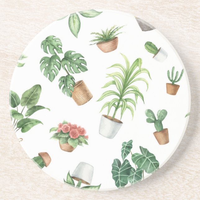 Posavasos Patrón de planta (Frente)