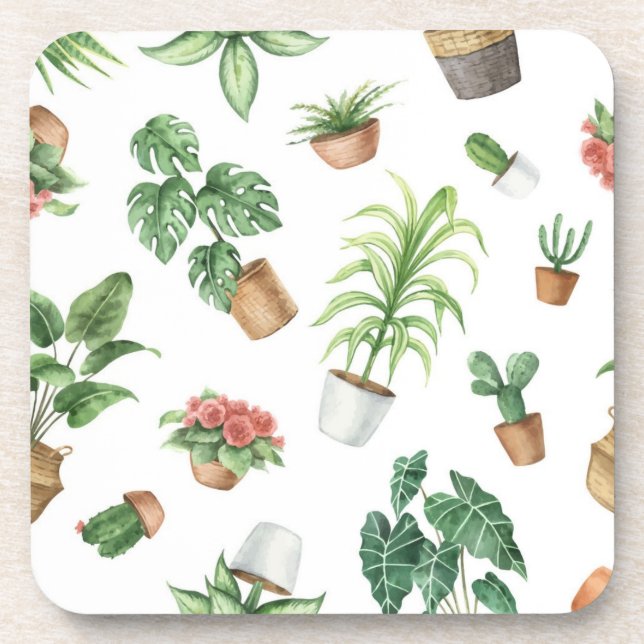 Posavasos Patrón de planta (Frente)
