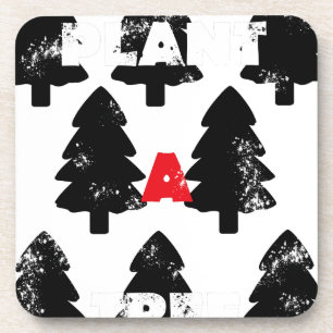 Posavasos Patrón de plantar un árbol