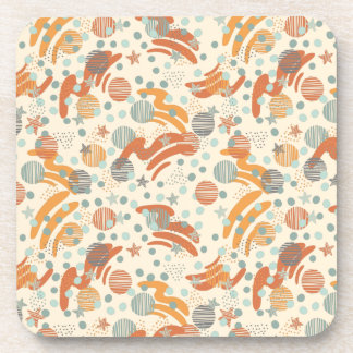 Posavasos Patrón de puntos de moda lanzar almohada