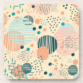 Posavasos Patrón de puntos de moda lanzar almohada