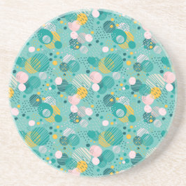 Posavasos Patrón de puntos de moda lanzar almohada