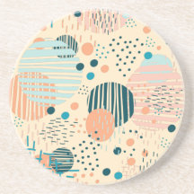 Patrón de puntos de moda lanzar almohada