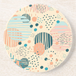 Posavasos Patrón de puntos de moda lanzar almohada