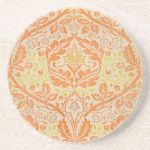 Posavasos Patrón de rama dorada de William Morris Arte vinta