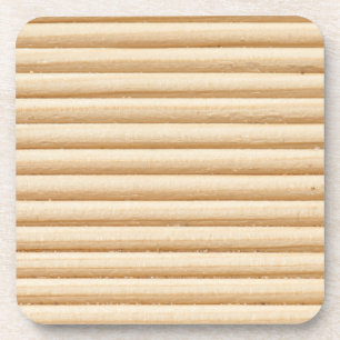 Posavasos Patrón de rayas de madera