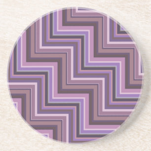 Posavasos Patrón de rayas de malva