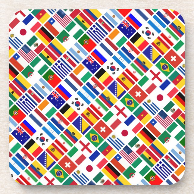 Posavasos Patrón de SOCCER 2014 (Frente)