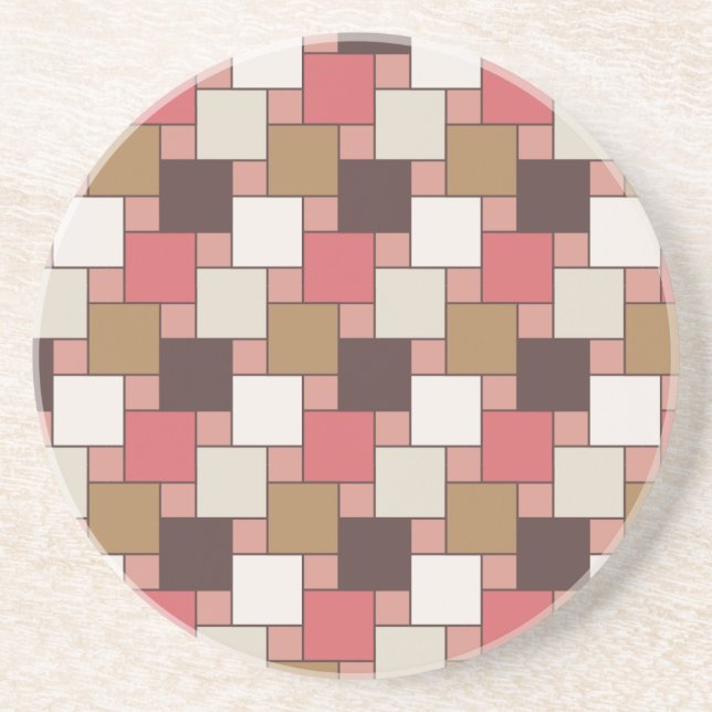 Posavasos Patrón de tejer de especias de calabaza (Frente)