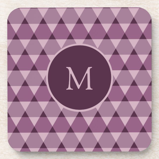 Posavasos Patrón de triángulos (Frente)