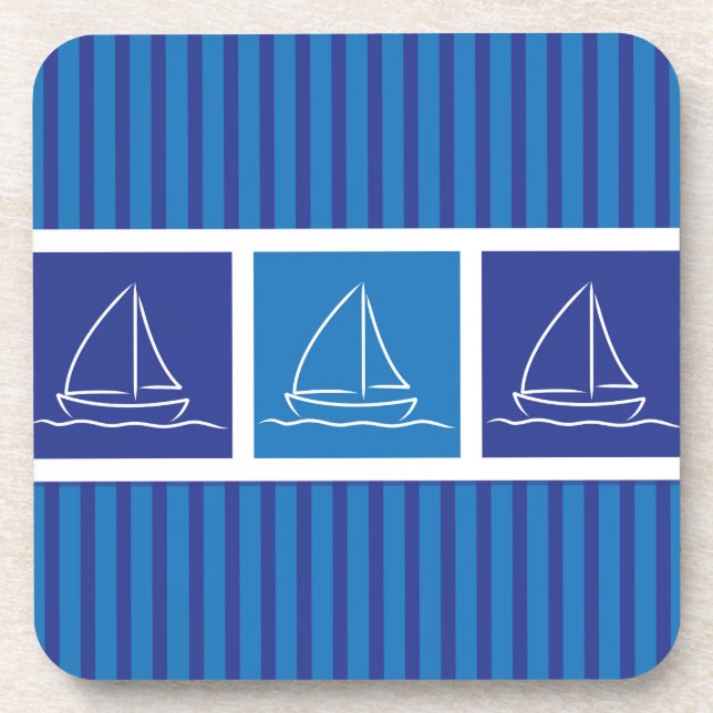 Posavasos Patrón de yate (Frente)