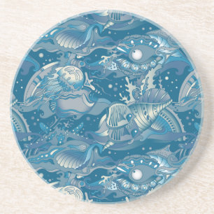 Posavasos Patrón del mar tropical