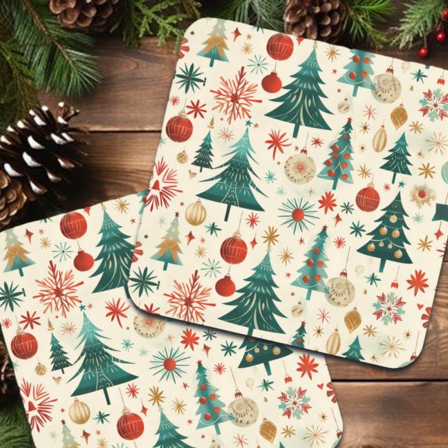 Posavasos Patrón festivo de vacaciones de invierno (Subido por el creador)