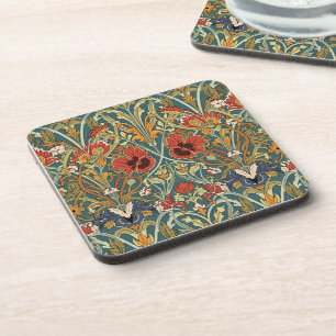 Posavasos Patrón floral Art Nouveau de William Morris Compto