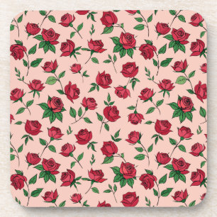 Posavasos Patrón Floral Colorido