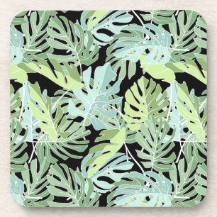 Posavasos Patrón floral de la jungla