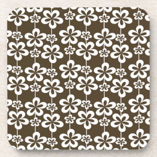 Posavasos Patrón floral de moda Girly