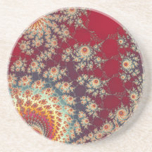 Patrón floral espiral