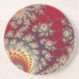 Posavasos Patrón floral espiral