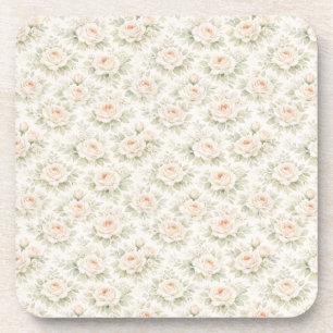 Posavasos Patrón floral nupcial