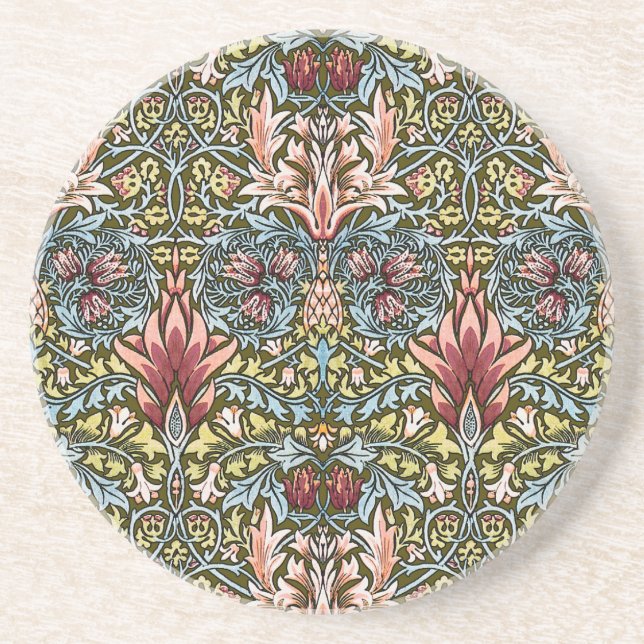 Posavasos Patrón floral William Morris Snakeshead (Frente)