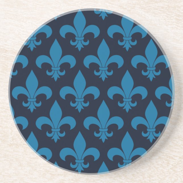 Posavasos Patrón francés fleur de lis Parisino (Frente)