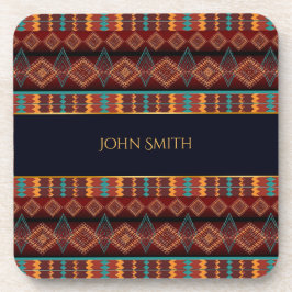 Posavasos patrón geométrico étnico suroccidental.name