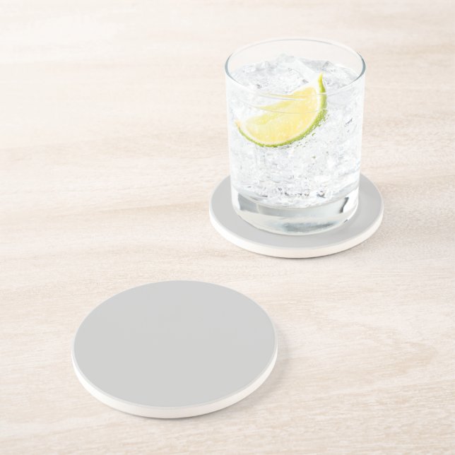 Posavasos Patrón Geométrico Gris Claro - Decoración de Veran (Lado)