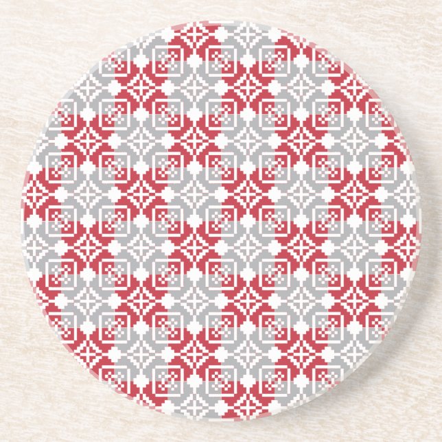 Posavasos Patrón geométrico III del SUN matutino (Frente)