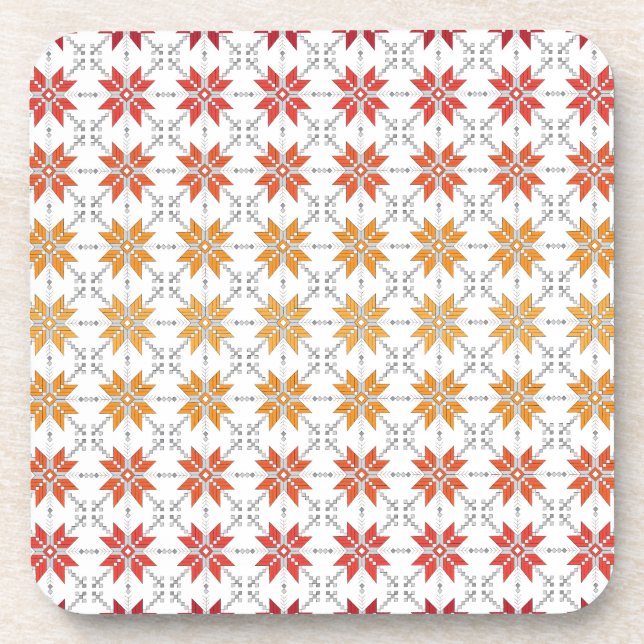 Posavasos Patrón geométrico IV del SUN matutino (Frente)