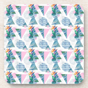 Posavasos Patrón geométrico tropical