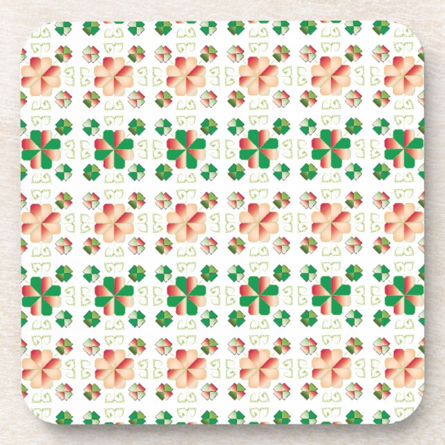 Posavasos Patrón geométrico X del signo del SUN letón tradic (Frente)