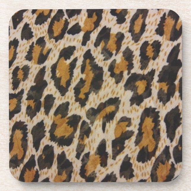 Posavasos Patrón — Leopardo (Frente)