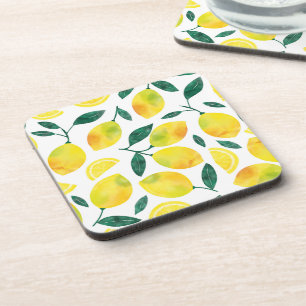 Posavasos Patrón limón color agua amarillo