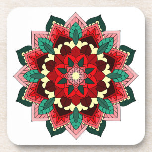 Posavasos Patrón Mandala 02 en la montaña rusa