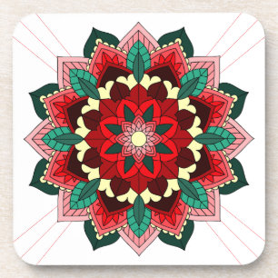 Posavasos Patrón Mandala 02 en la montaña rusa