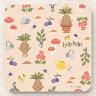 Posavasos Patrón Mandrake de Flores Mágicas