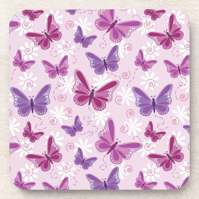 Posavasos patrón mariposa (Frente)
