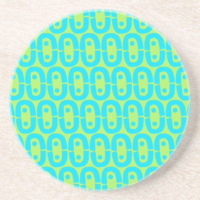 Posavasos patrón moderno colorido (Frente)