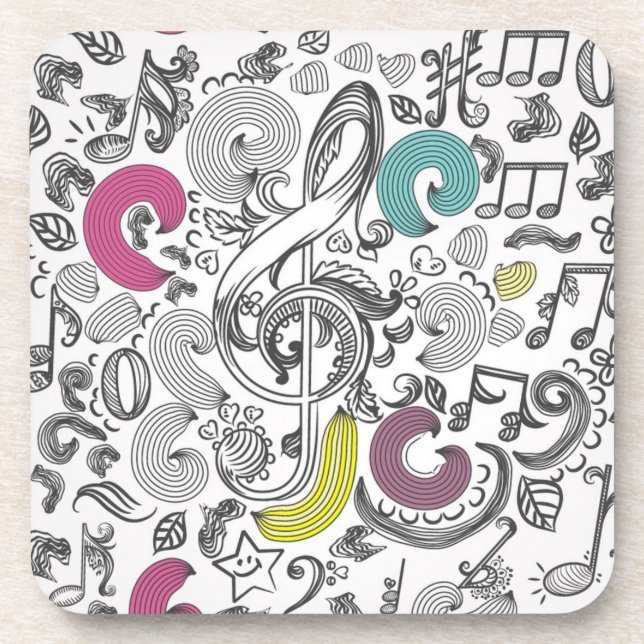 Posavasos Patrón musical (Frente)