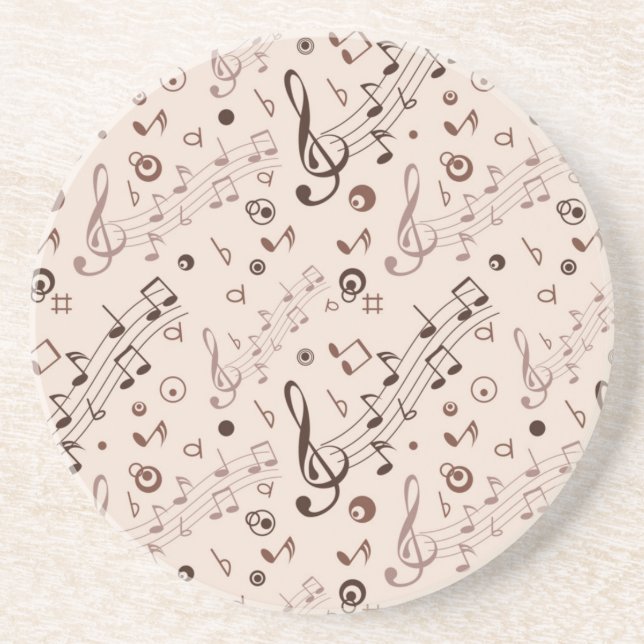 Posavasos Patrón musical (Frente)