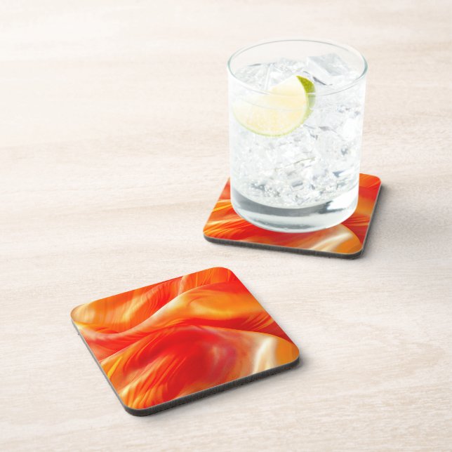 Posavasos Patrón naranja (Lado Derecho)