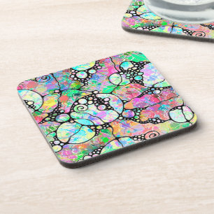 Posavasos Patrón Pintado A Mano Y Digitalmente Art. 31