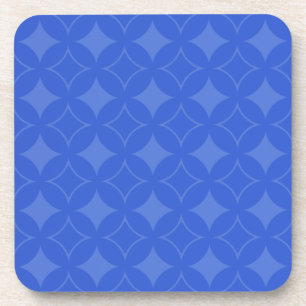 Posavasos Patrón real azul de barco