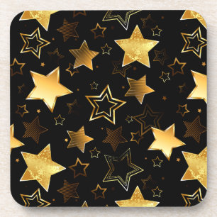 Posavasos Patrón sin foco con las estrellas doradas