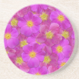 Posavasos Patrón sin soldadura de Rosa salvaje