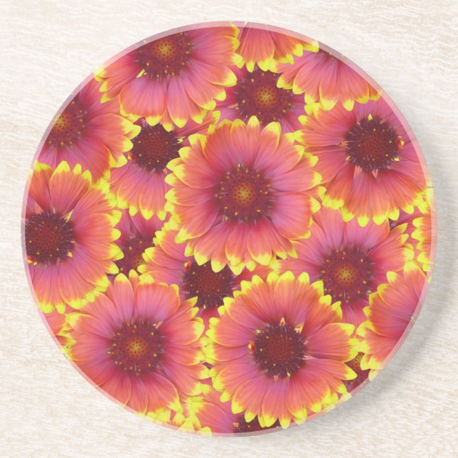 Posavasos Patrón sin soldadura Gaillardia (Frente)