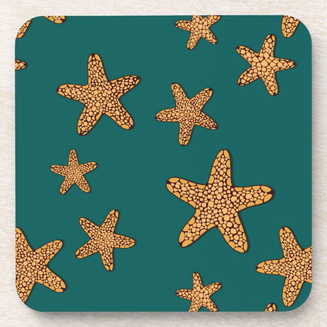Posavasos Patrón Starfish Naranja (Frente)