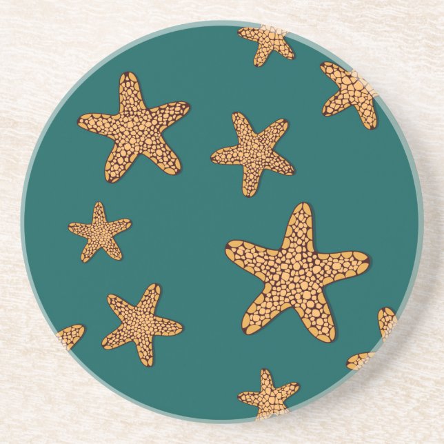 Posavasos Patrón Starfish Naranja (Frente)