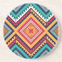 Patrón tribal colorido